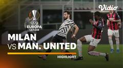 Highlight - Milan vs Man United I UEFA Europa League 2020/2021