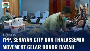 Bekerjasama dengan Thalassemia Movement, YPP dan Senayan City Gelar Donor Darah Ramadan | Fokus