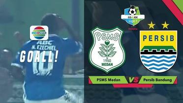 Goal N. Ezechiel - PSMS Medan (0) vs Persib Bandung (1)  | Go-Jek Liga 1 bersama Bukalapak