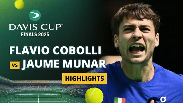 Final: Flavio Cobolli (ITA) vs Jaume Munar (SPA) - Highlight | Davis Cup Final 8 2025