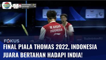 Juara Bertahan, Indonesia Akan Hadapi India di Final Piala Thomas 2022 | Fokus