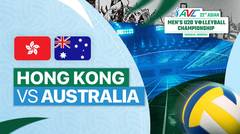 Hong Kong vs Australia - Full Match | 22nd Asian Men's U-20 Volleyball Championship