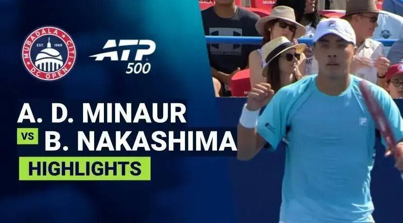 Alex de Minaur vs Brandon Nakashima - Quarterfinal | ATP 500: Mubadala Citi DC Open 2026