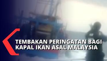 Berupaya Melarikan Diri & Lakukan Manuver Berbahaya saat Dipergok KKP, Kapal Ikan Malaysia Ditangkap