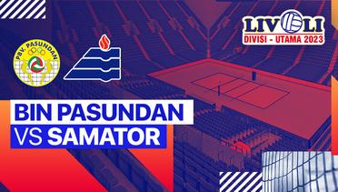 Putra: BIN Pasundan vs Samator - Full Match | Livoli Divisi Utama 2023