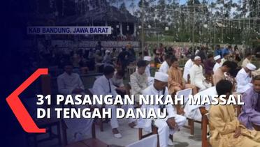 Yayasan Senyum Indonesia Gelar Nikah Massal, 31 Pasangan Rayakan Pernikahan di Tepi Situ Cileunca
