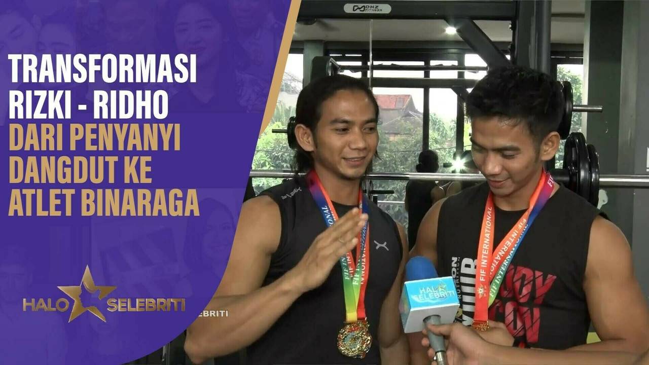 Transformasi Rizki-Ridho dari Penyanyi Dangdut ke Atlet Binaraga | Halo ...