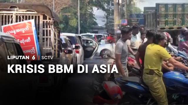 Krisis Energi di Negara Asia, Beli BBM sampai Dibatasi | Liputan 6
