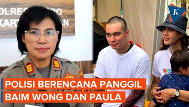 Baim Wong dan Paula Bakal Dipanggil Polisi Buntut Konten "Prank" Laporan KDRT