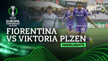 Fiorentina vs Viktoria Plzen - Highlights | UEFA Europa Conference League 2023/24 - Quarter Final