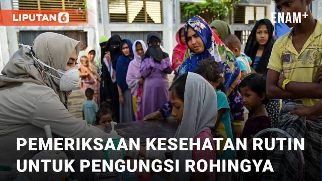Pengungsi Rohingya di Banda Aceh Peroleh Pemeriksaan Kesehatan Rutin | Liputan6