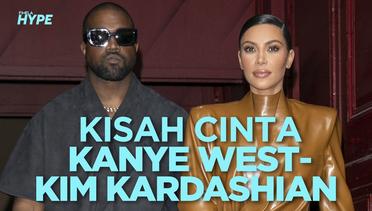 Kisah Cinta Kanye West dan Kim Kardashian