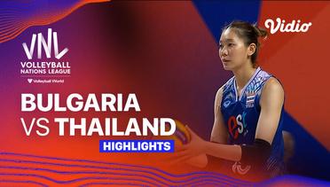 Bulgaria vs Thailand - Highlights | Women's Volleyball Nations League 2024