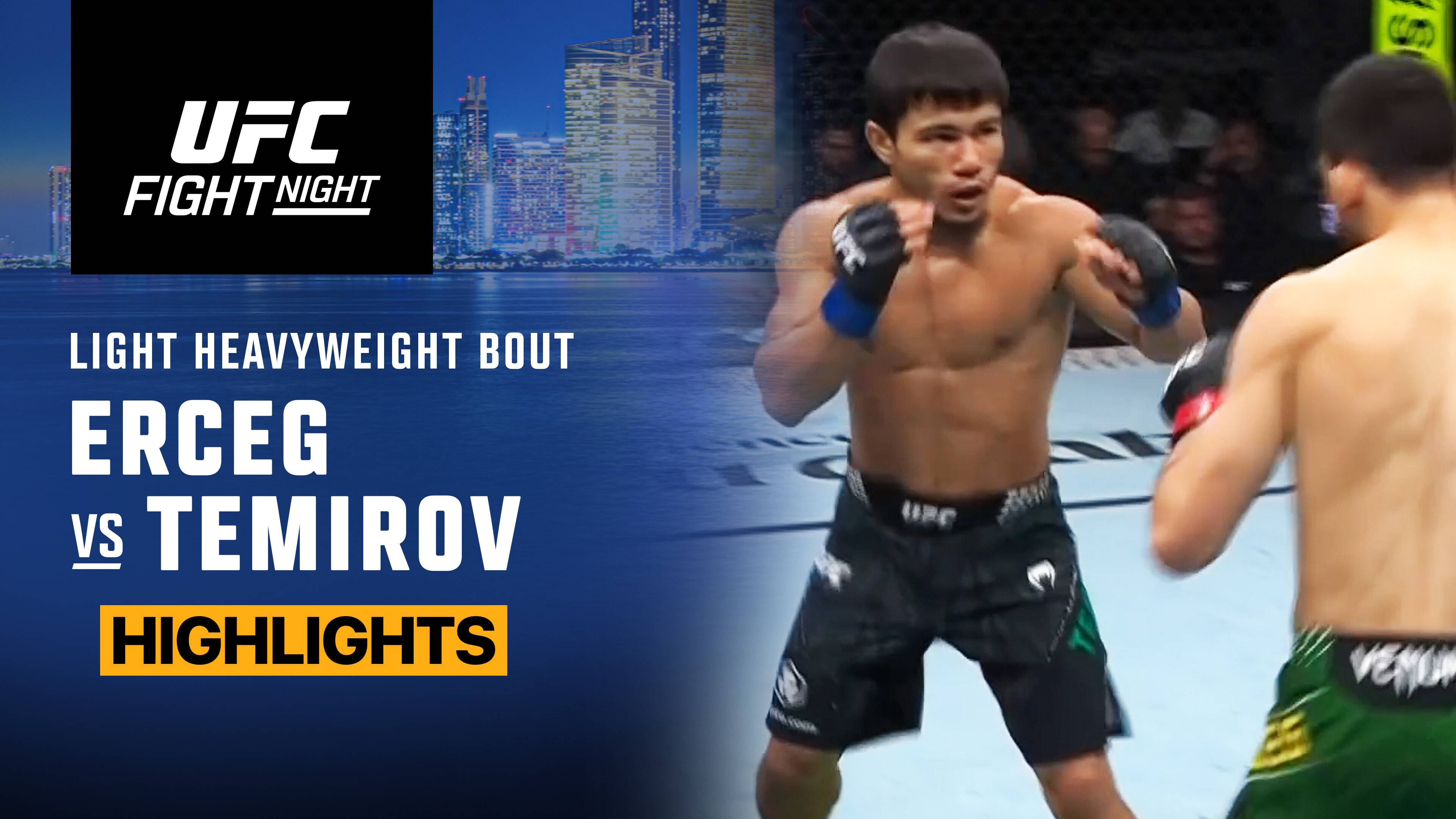 Steve Erceg vs Ramazan Temirov - Flyweight | UFC Fight Night