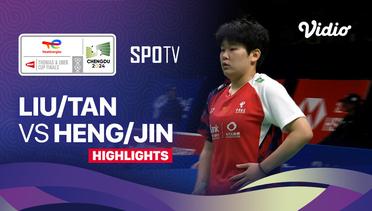 Liu Sheng Shu/Tan Ning (CHN) vs Xiao En Heng/Jin Yu Jia (SGP) - Highlights | Uber Cup Chengdu 2024 - Women's Doubles