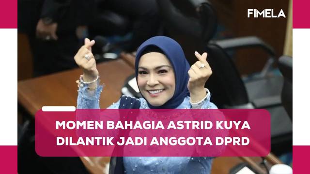 Cantik Berkebaya, Lihat Momen Bahagia Astrid Kuya Dilantik jadi Anggota DPRD