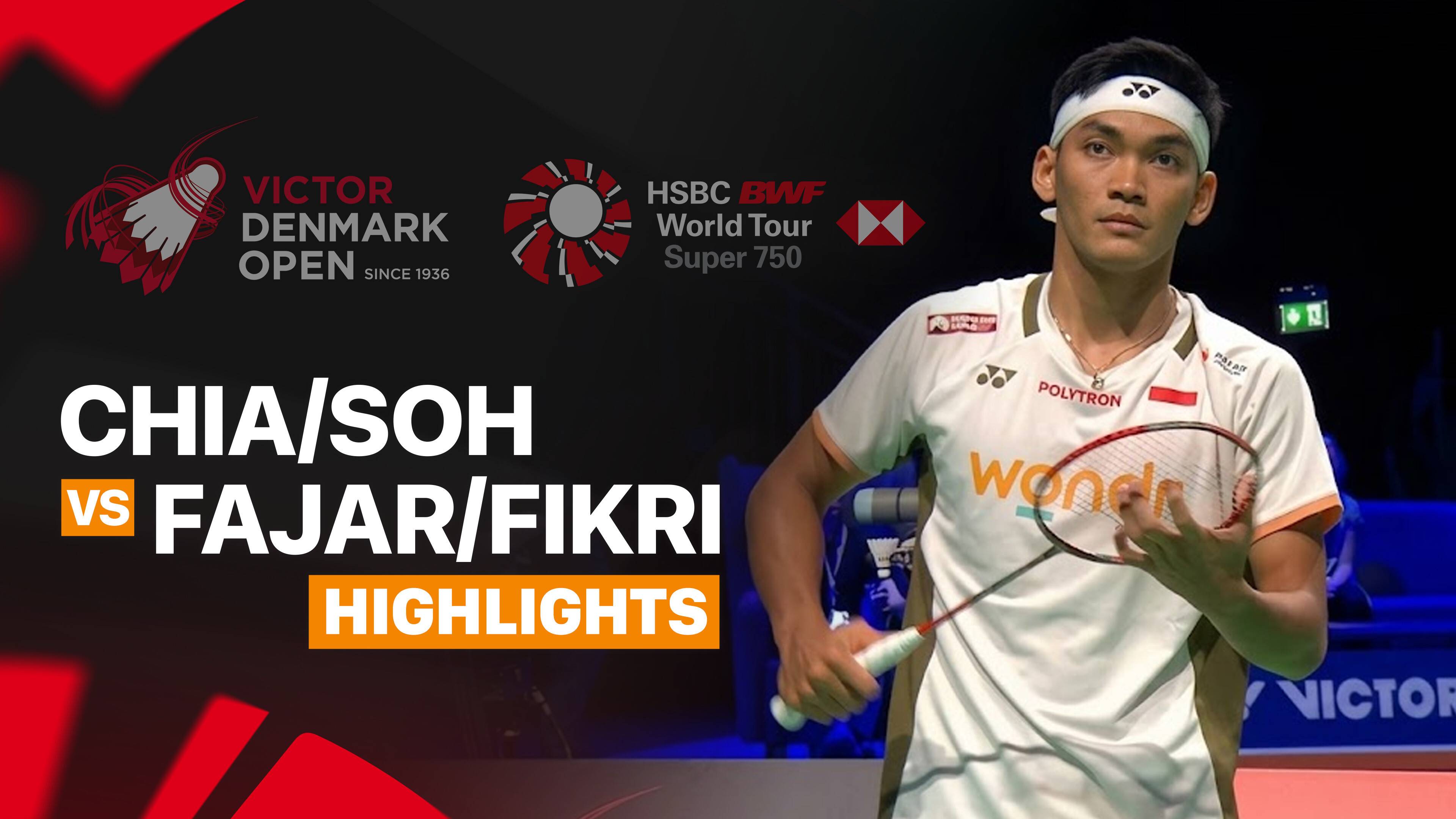 Aaron Chia/Soh Wooi Yik (MAS) vs Fajar Alfian/Muhammad Shohibul Fikri (INA) - Men's Doubles Final | VICTOR Denmark Open 2026