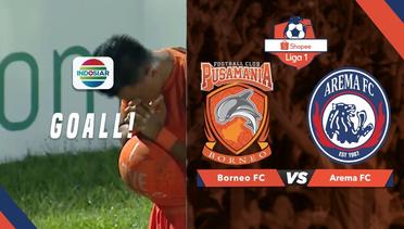 GOOLLL!!! Tanpa Penjagaan Lerbu Eliandri Menambah Keunggulan Borneo 2-0 - Pusamania Borneo vs Arema FC Shopee Liga 1