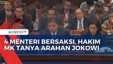 4 Menteri Bersaksi di Sidang Sengketa Pilpres, Hakim: Ada Arahan Jokowi?