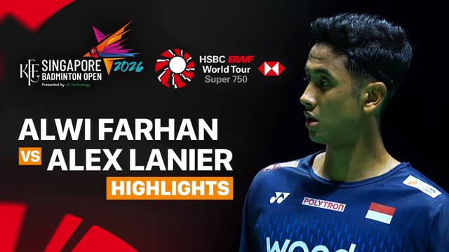 Alwi Farhan (INA) vs Alex Lanier (FRA) - Highlight | KFF Singapore Badminton Open 2026
