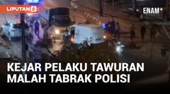 Niat Kejar Pelaku Tawuran, Mobil Ambulans Malah Tabrak Tiga Orang Polisi di Padang
