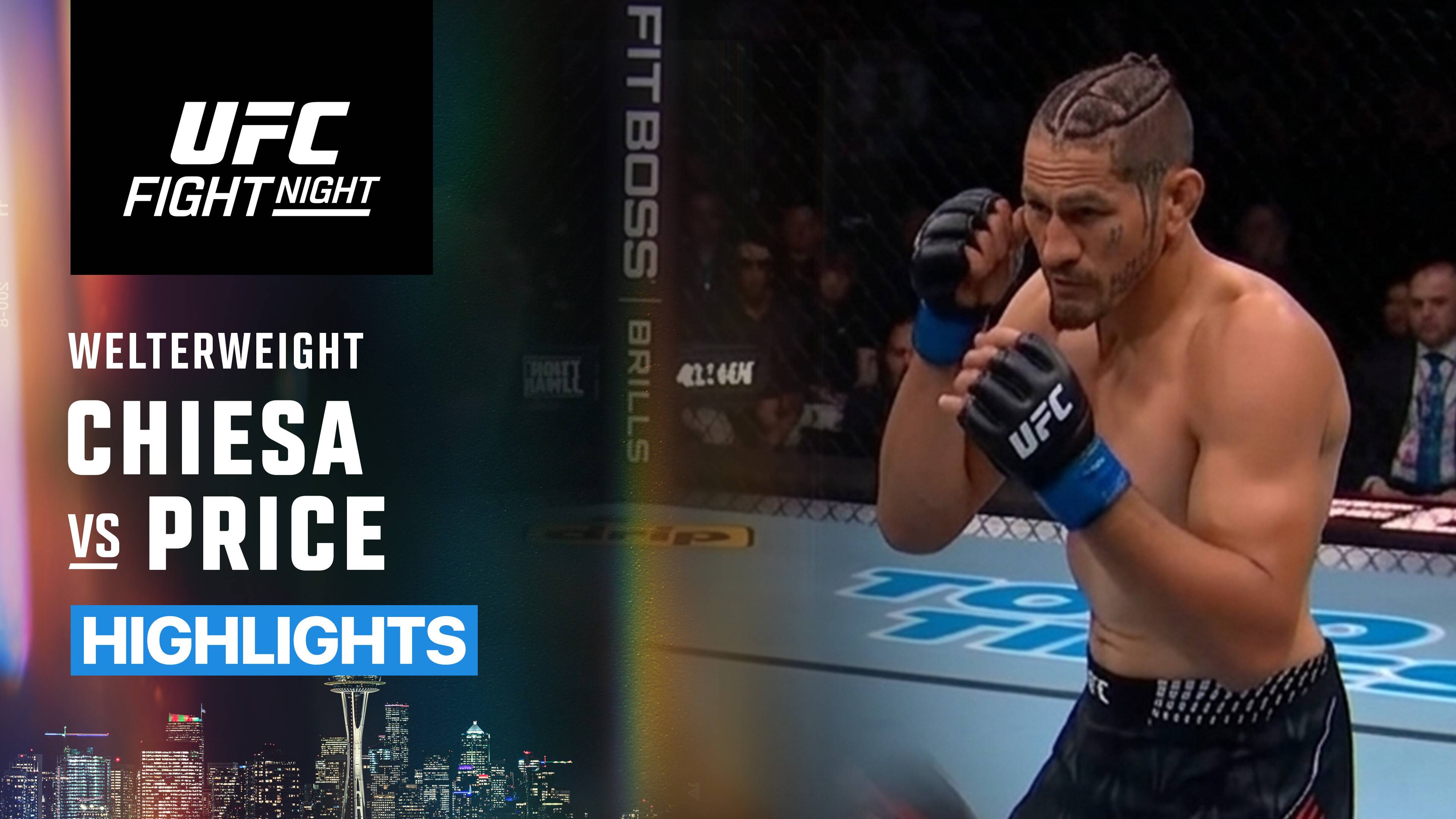 Michael Chiesa vs Niko Price - Welterweight | UFC Fight Night