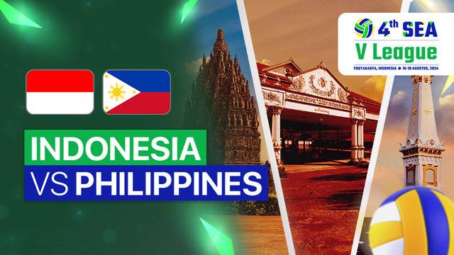 Putra: Indonesia vs Philippines - Full Match | SEA V League 2024 - Indonesia