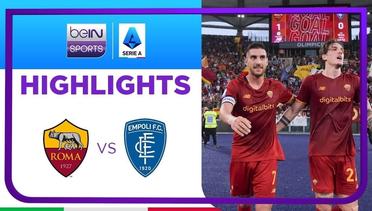 Match Highlights | AS Roma 2 vs 0 Empoli | Serie A 2021/2022