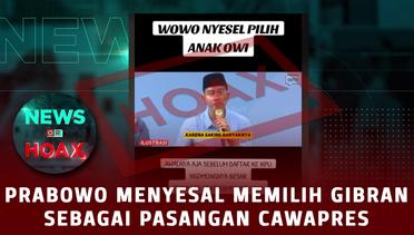 Prabowo Menyesal Memilih Gibran | NEWS OR HOAX