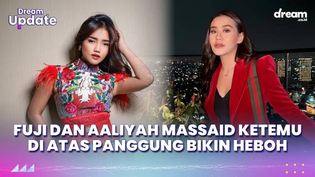 Momen Fuji Bertemu Aaliyah Massaid di Atas Panggung, Cuma Seyum Tipis
