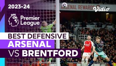 Aksi Defensif Terbaik | Arsenal vs Brentford | Premier League 2023/24