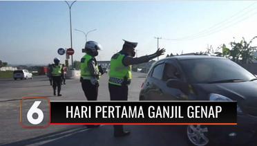 Masyarakat Belum Tau Aturan Ganjil Genap Jakarta, Kendaraan Terpaksa Diputar Balik | Liputan 6