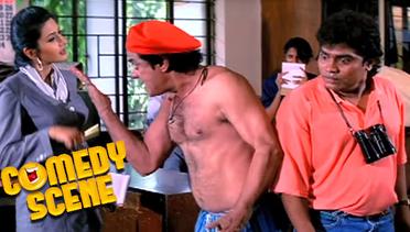 Johnny Lever & Jagdeep Funny Scene | Comedy Scene | Ram Shastra | Jackie Shroff, Manisha | HD