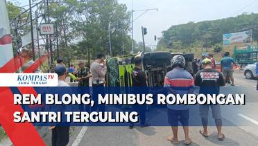 Rem Blong, Minibus Rombongan Santri Terguling di Salatiga