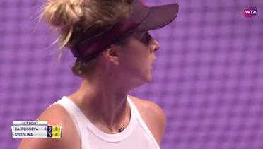 Match Highlight | Elina Svitolina 2 vs 0 Karolina Pliskova | WTA Finals Shenzen 2019
