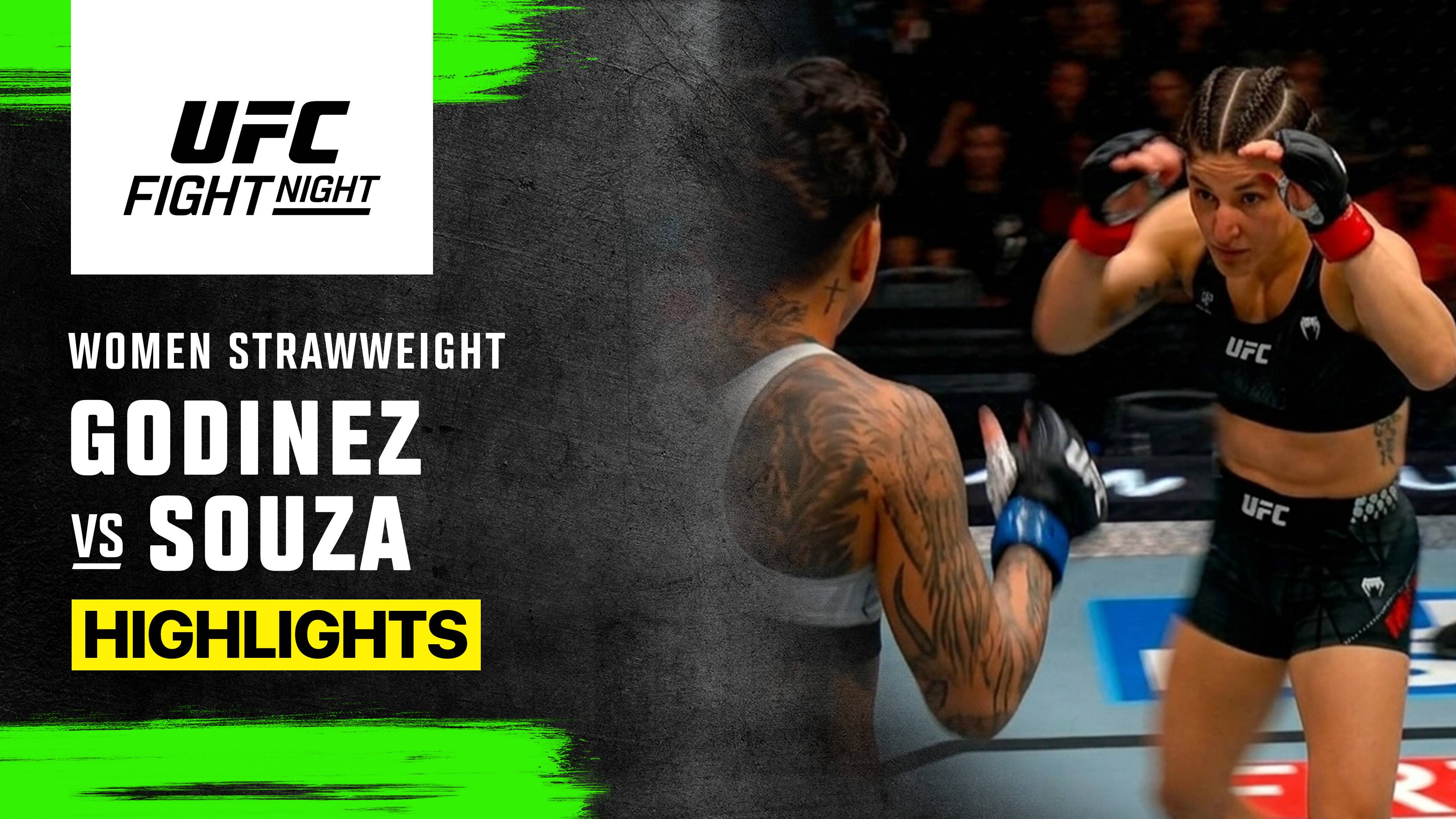 Loopy Godinez vs Ketlen Souza - Women's Strawweight Bout | UFC Fight Night