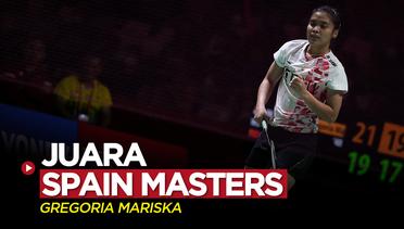 Gregoria Mariska Juara Spain Masters 2023 setelah Tundukkan Unggulan Kedua
