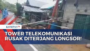 Sejumlah Tower Telekomunikasi di Pulau Serasan Rusak Akibat Longsor