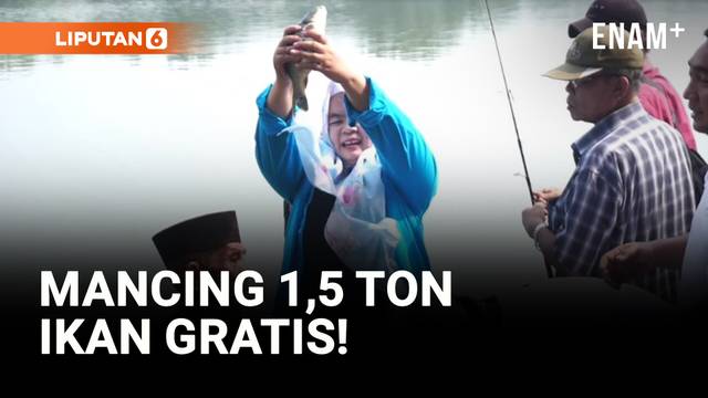 1,5 Ton Ikan Dilepas, Warga Bogor Langsung Rebutan di Empang!