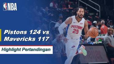 NBA | Cuplikan Pertandingan: Piston 124 vs Mavericks 117 | 2019 NBA Preseason