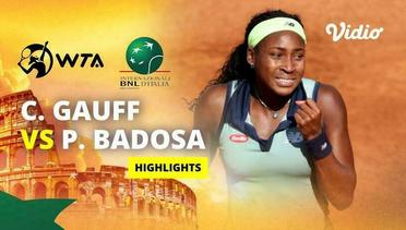 Coco Gauff vs Paula Badosa - Highlights | WTA Internazionali BNL d'Italia 2024