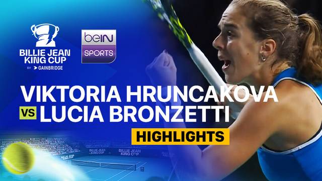 Viktoria Hruncakova (Slovakia) vs Lucia Bronzetti (Italy) - Highlights | Billie Jean King Cup 2024