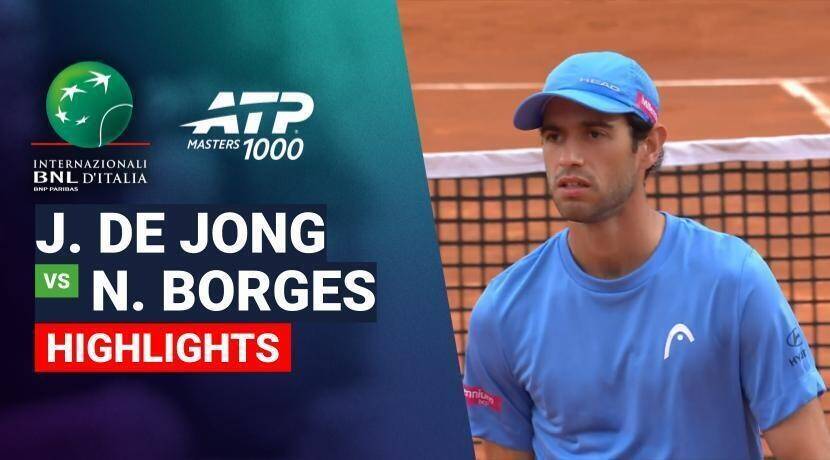 Jesper de Jong vs Nuno Borges - Round 1 (Supertennis Arena) | ATP 1000: Internazionali BNL d'Italia 2026