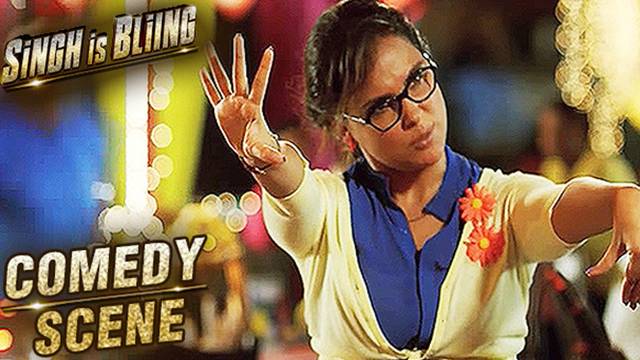 Lara Dutta Funny Dance Scene | Singh Is Bliing | Akshay Kumar, Amy Jackson  | HD Full Movie | Vidio