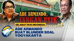 Ade Armando, Jangan Usik Keistimewaan Yogyakarta!
