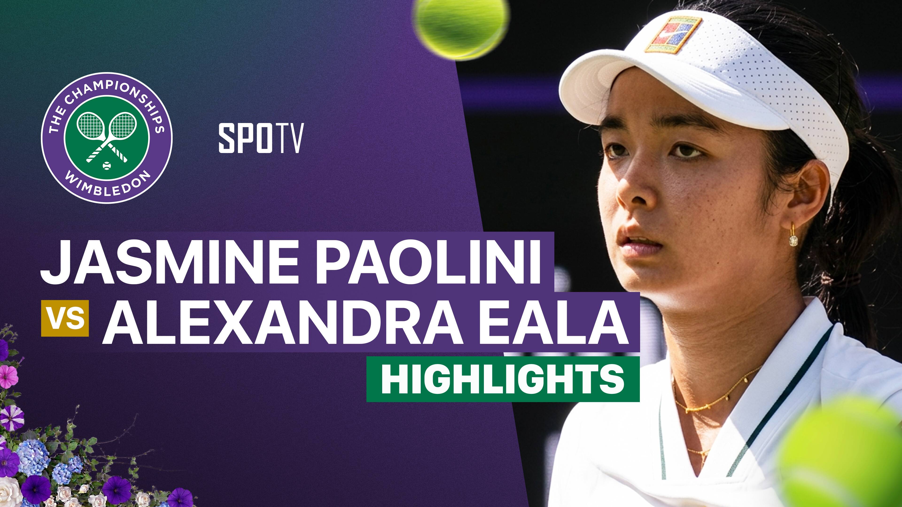 Jasmine Paolini vs Alexandra Eala - Ladies' Singles Fourth Round | Wimbledon 2026