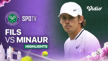 Arthur Fils (FRA) vs Alex de Minaur (AUS) - Highlights | Wimbledon 2024 - Gentlemen's Singles