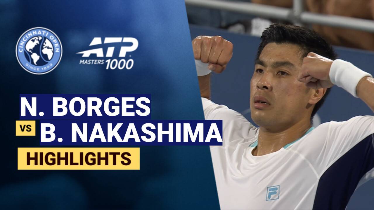 Nuno Borges vs Brandon Nakashima - Round 4 (Tony Trabert Stadium) | ATP 1000: Cincinnati Open 2026