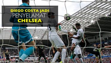 Diego Costa Jadi Penyelamat Chelsea di Kandang Swansea