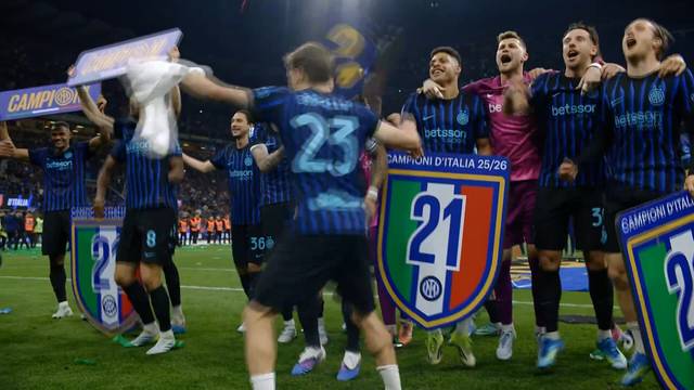 Inter Milan Championship Celebration | Serie A 2025/26
